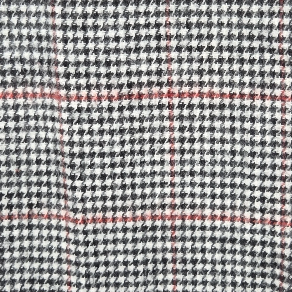 Preston & York Womens Acrylic Houndstooth Print Reversible Scarf